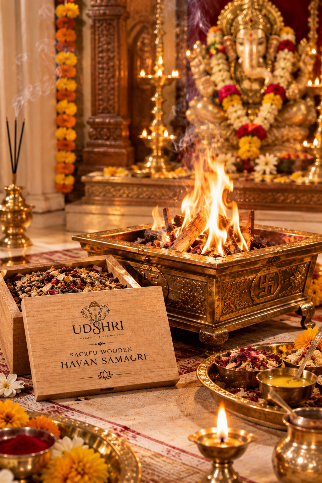 Sacred Wooden Havan Samagri