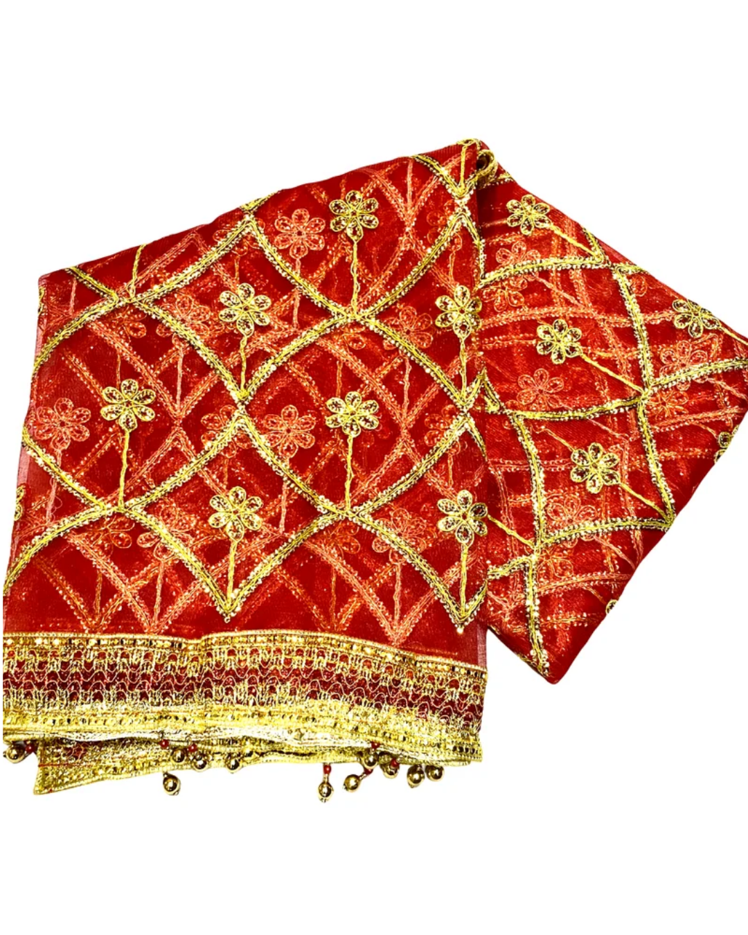 Sacred Embroidered Mata Rani Chunri