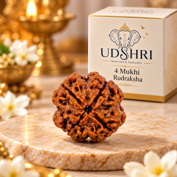 Original Nepal 4 Mukhi Rudraksha