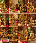 Sacred Brass & Silver Deity Idols