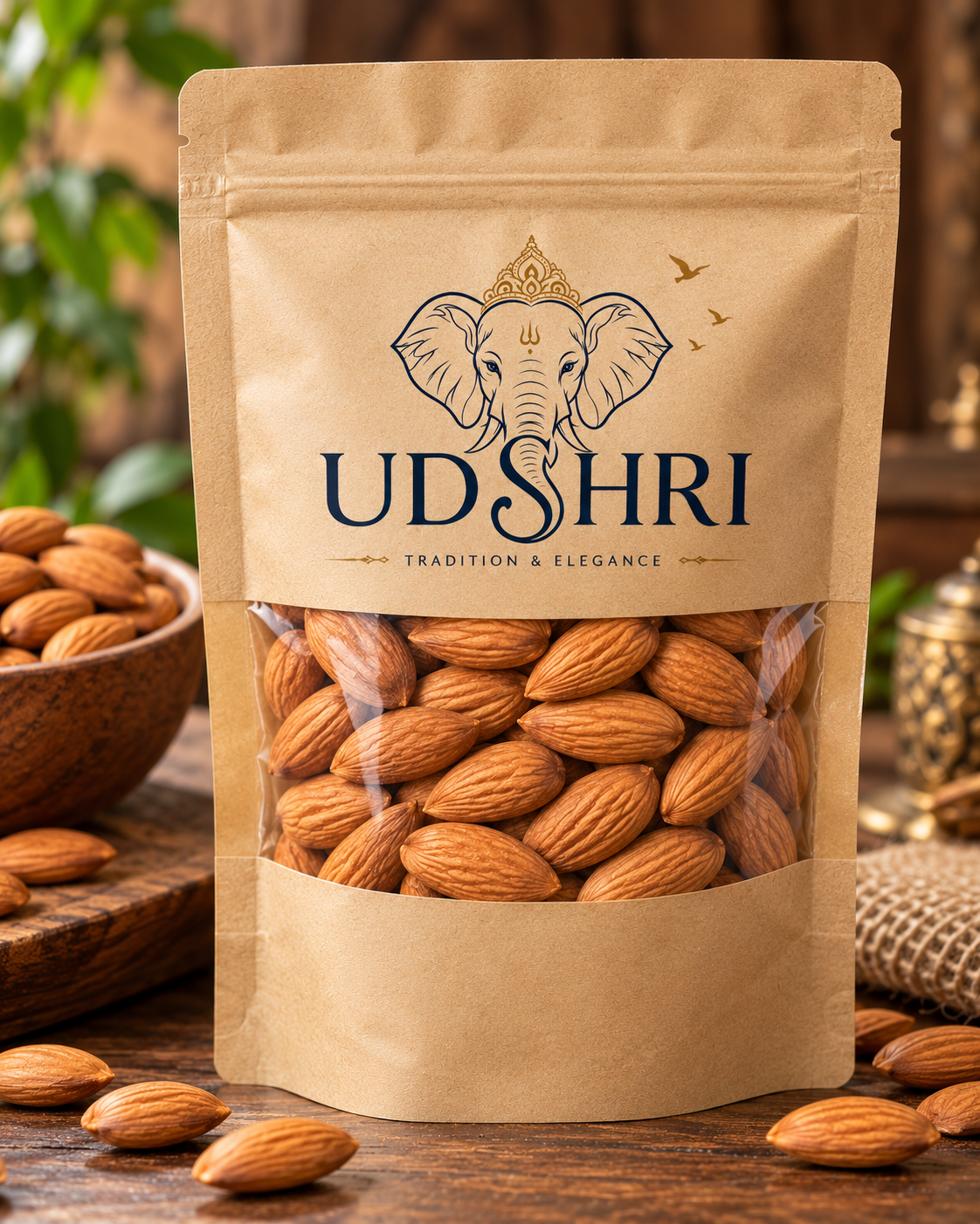 Premium Organic Whole Raw Almonds