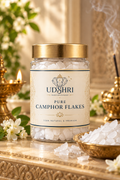 Pure Camphor Flakes Jar