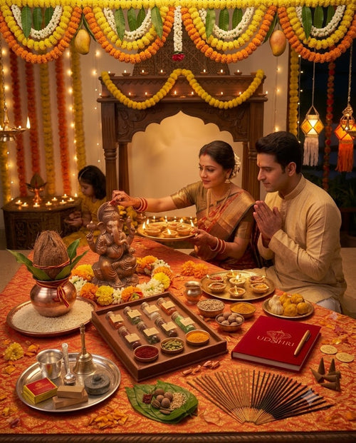 Complete Sacred Diwali Pujan Samagri Kit