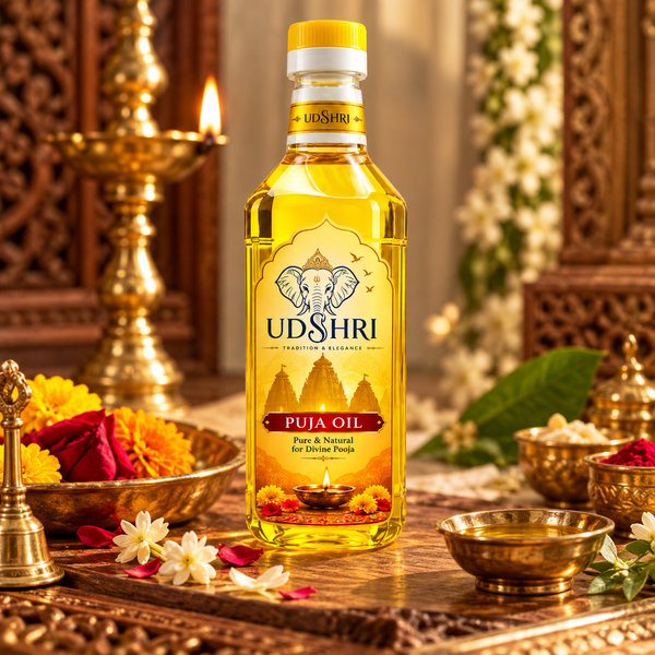 Pure Natural Herbal Puja Oil