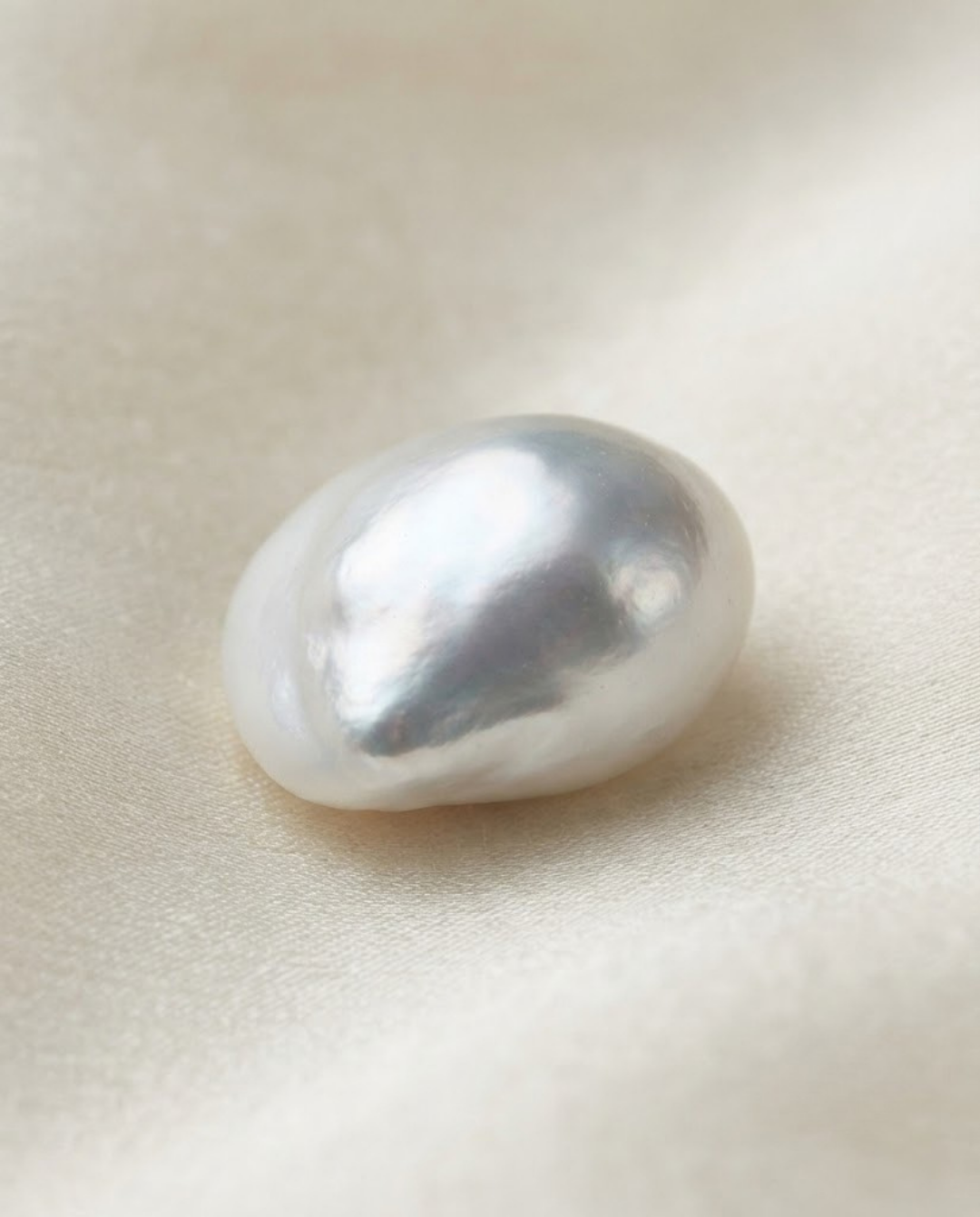 Natural Burmese Pearl - White