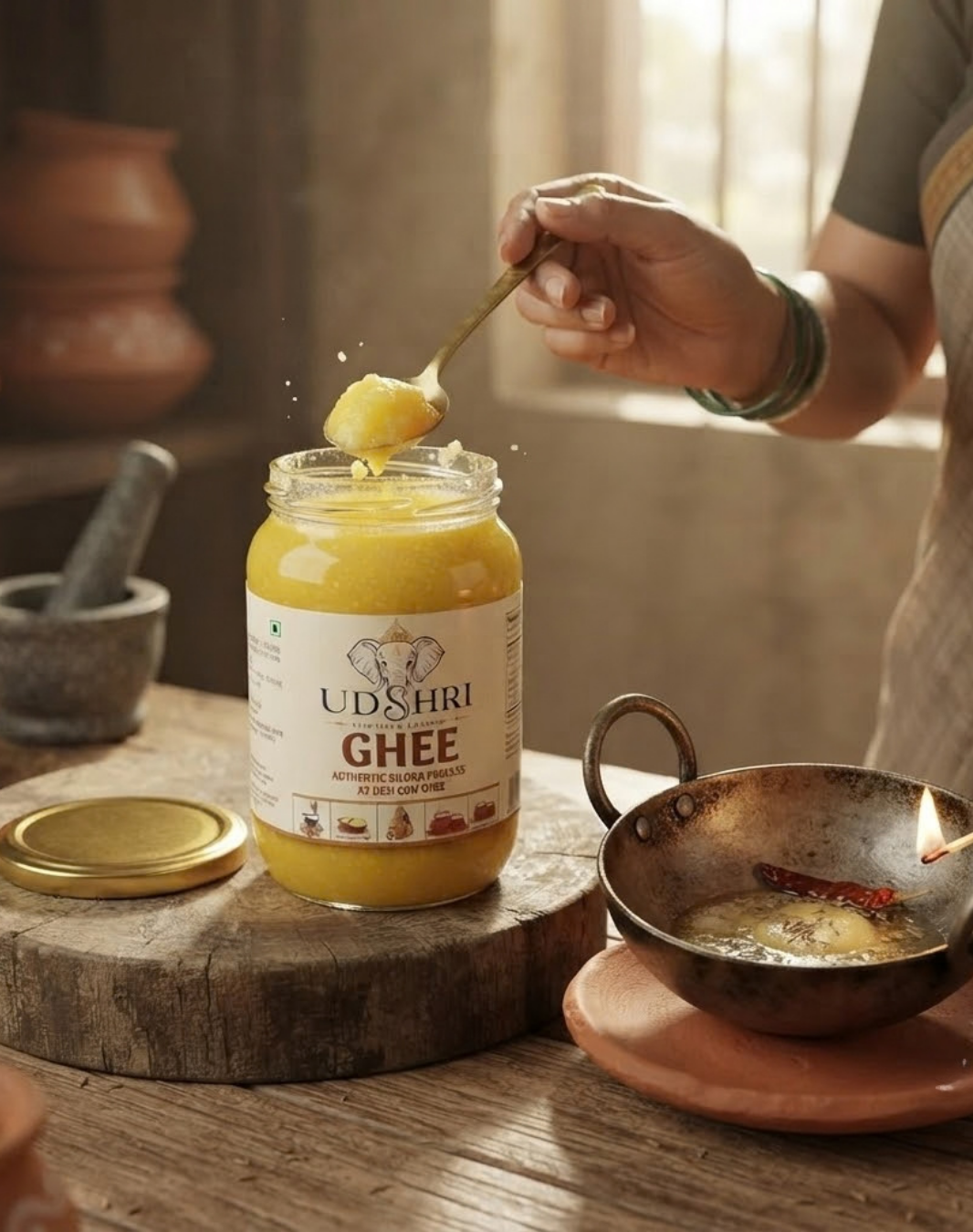 Pure Desi Cow Puja Ghee