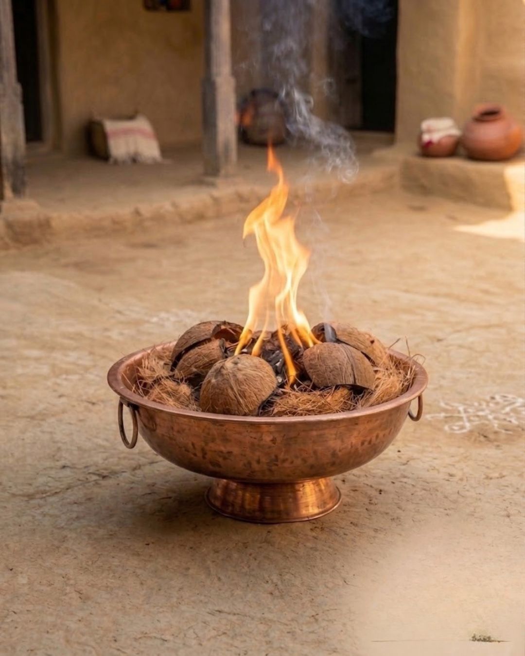 Pure Dry Coconut Husk For Dhuna