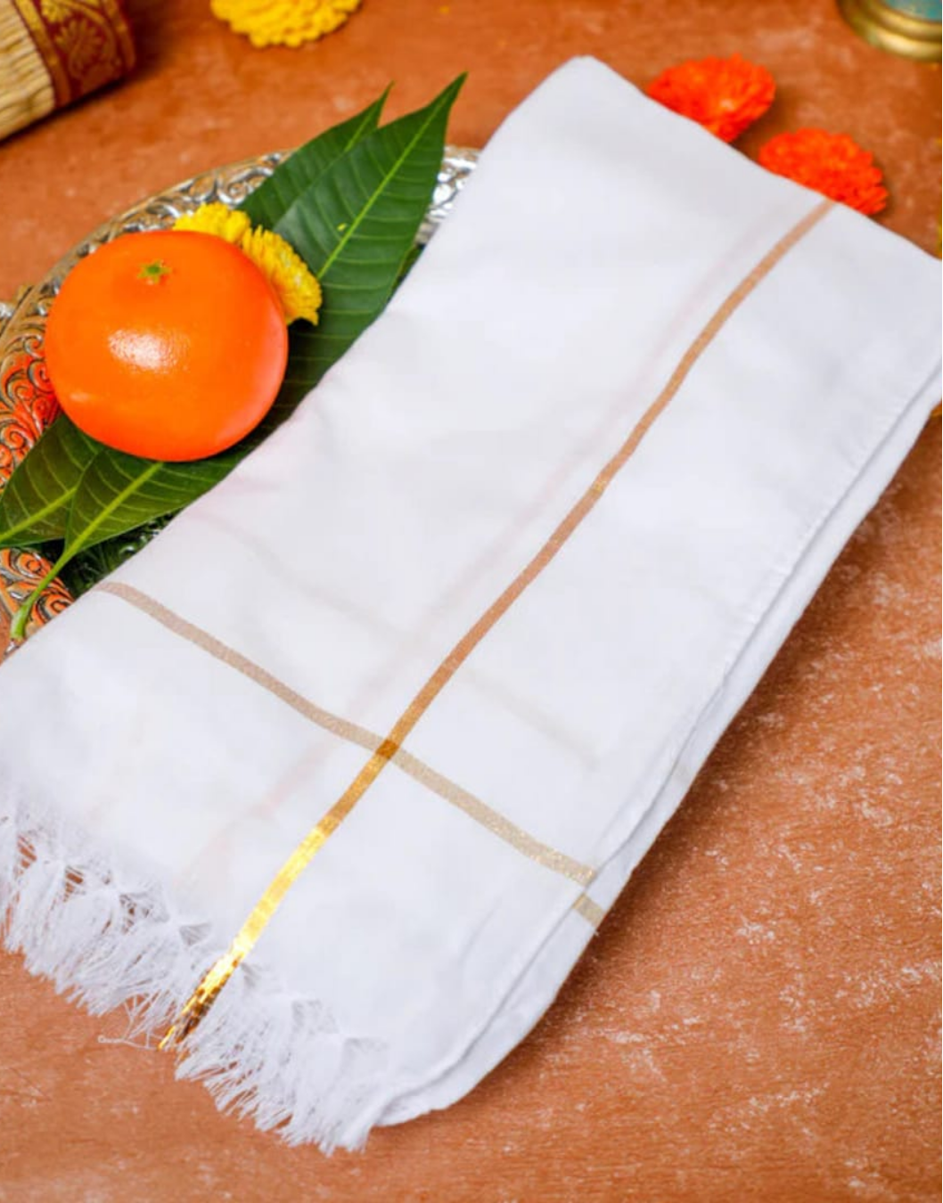 Sacred Soft Cotton Puja Towel
