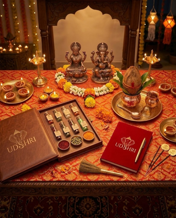 Complete Sacred Diwali Pujan Samagri Kit