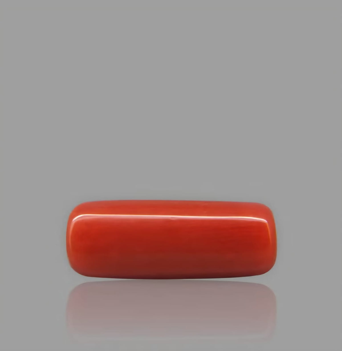 Italian Red Coral - Orangish Red (Gorik Praval) Capsule shaped