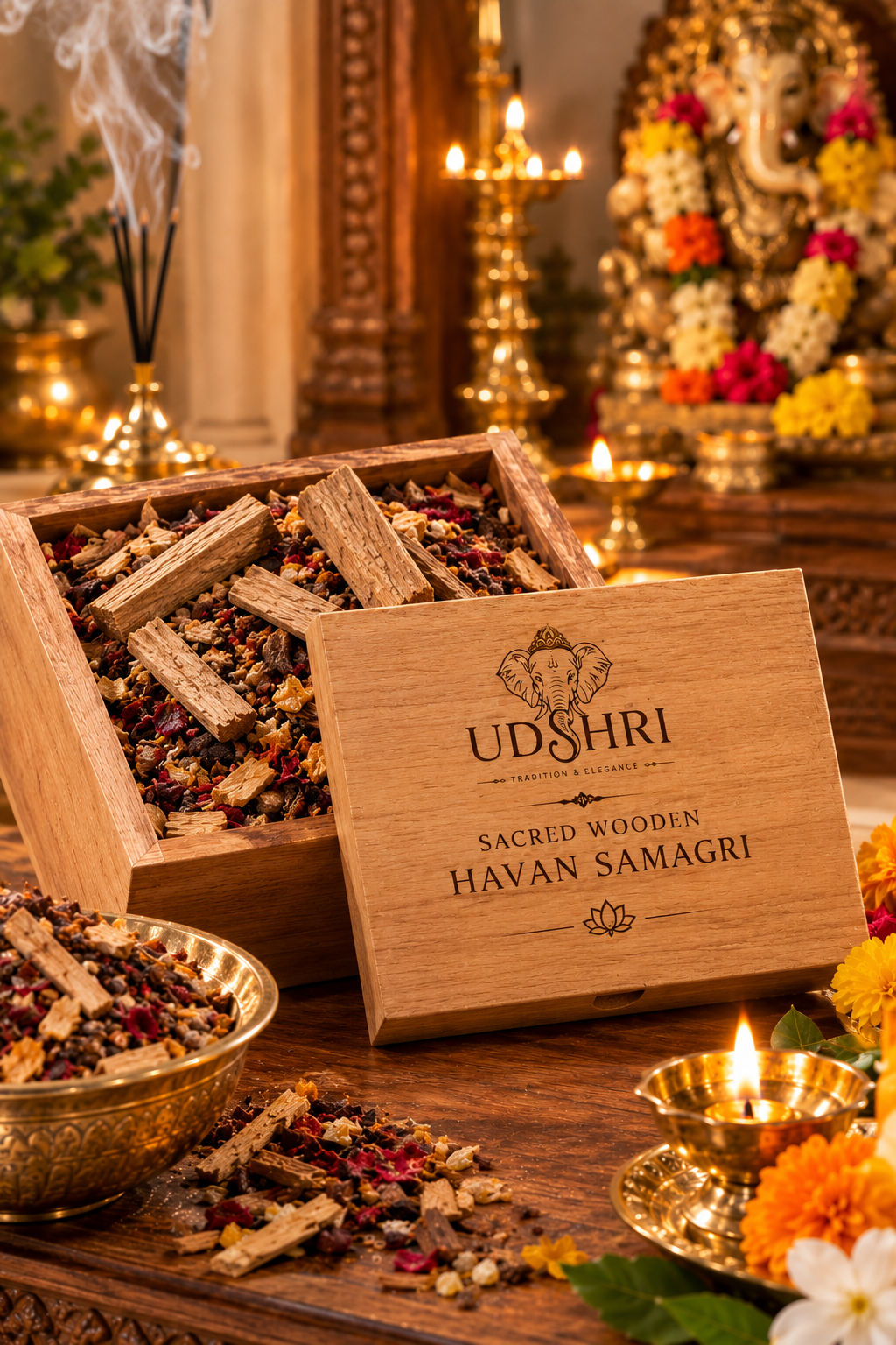 Sacred Wooden Havan Samagri