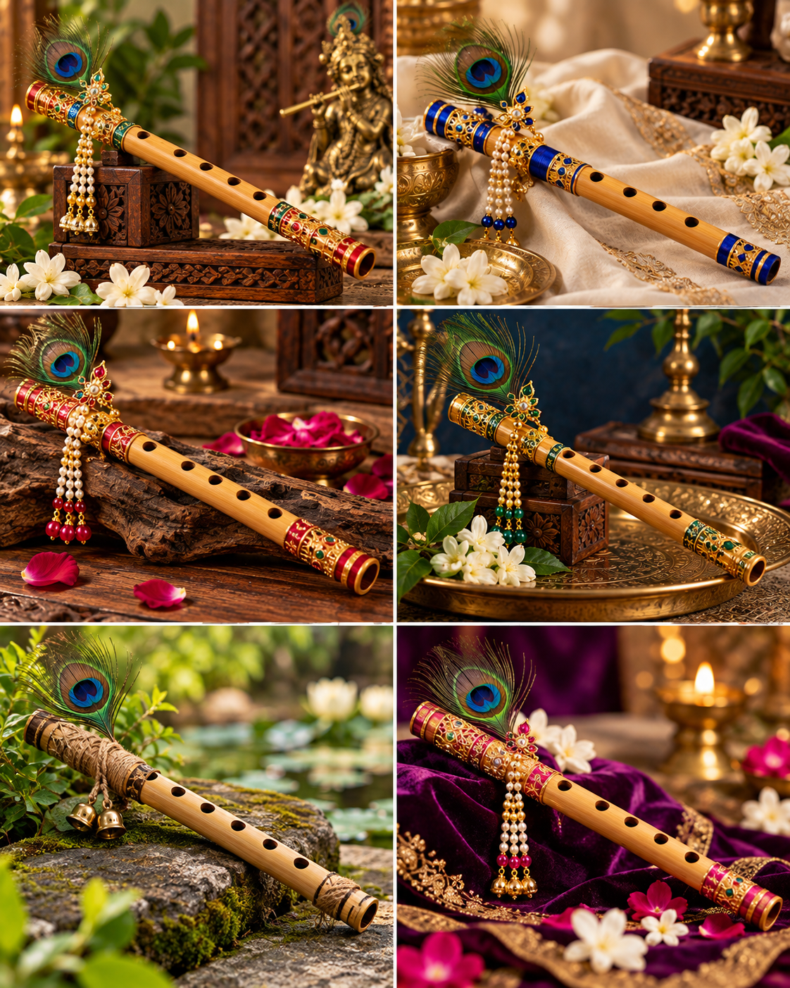 Sacred Decorative Lord Krishna Bansuri