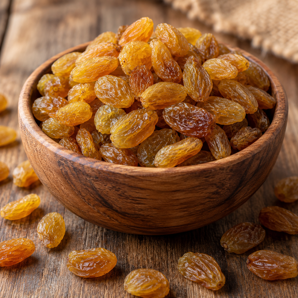 Premium Organic Golden Raisins Kishmish