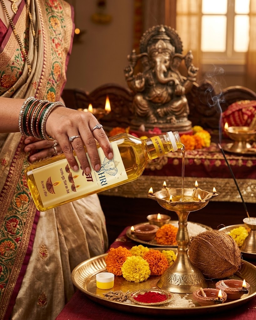 Pure Natural Herbal Puja Oil