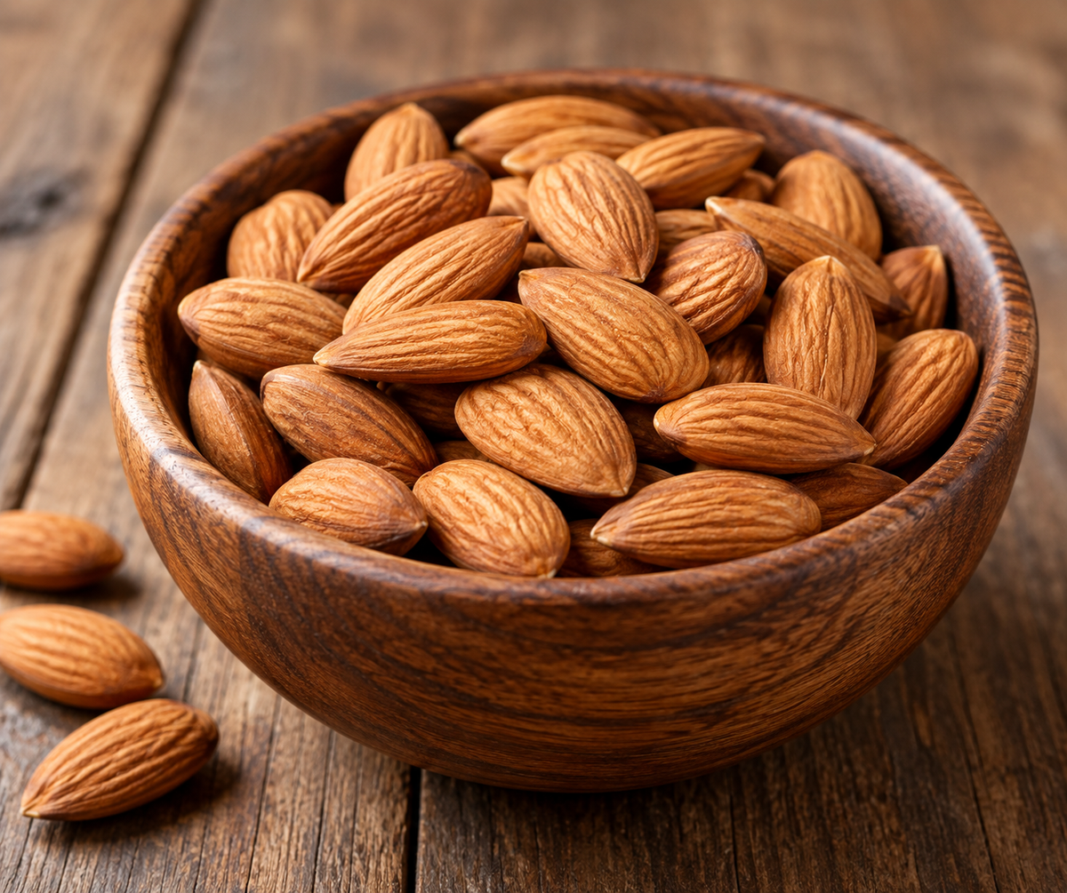 Premium Organic Whole Raw Almonds