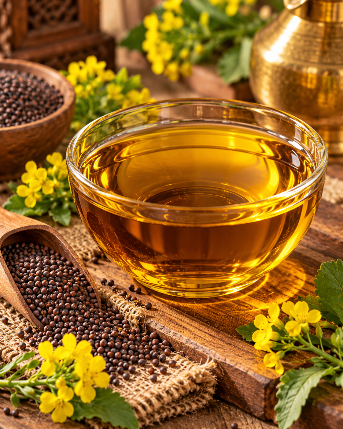 Pure Original Mustard Oil (Sarso Tel)