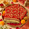 Sacred Embroidered Mata Rani Chunri